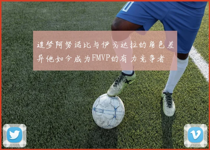 追梦阿努诺比与伊戈达拉的角色差异他如今成为FMVP的有力竞争者